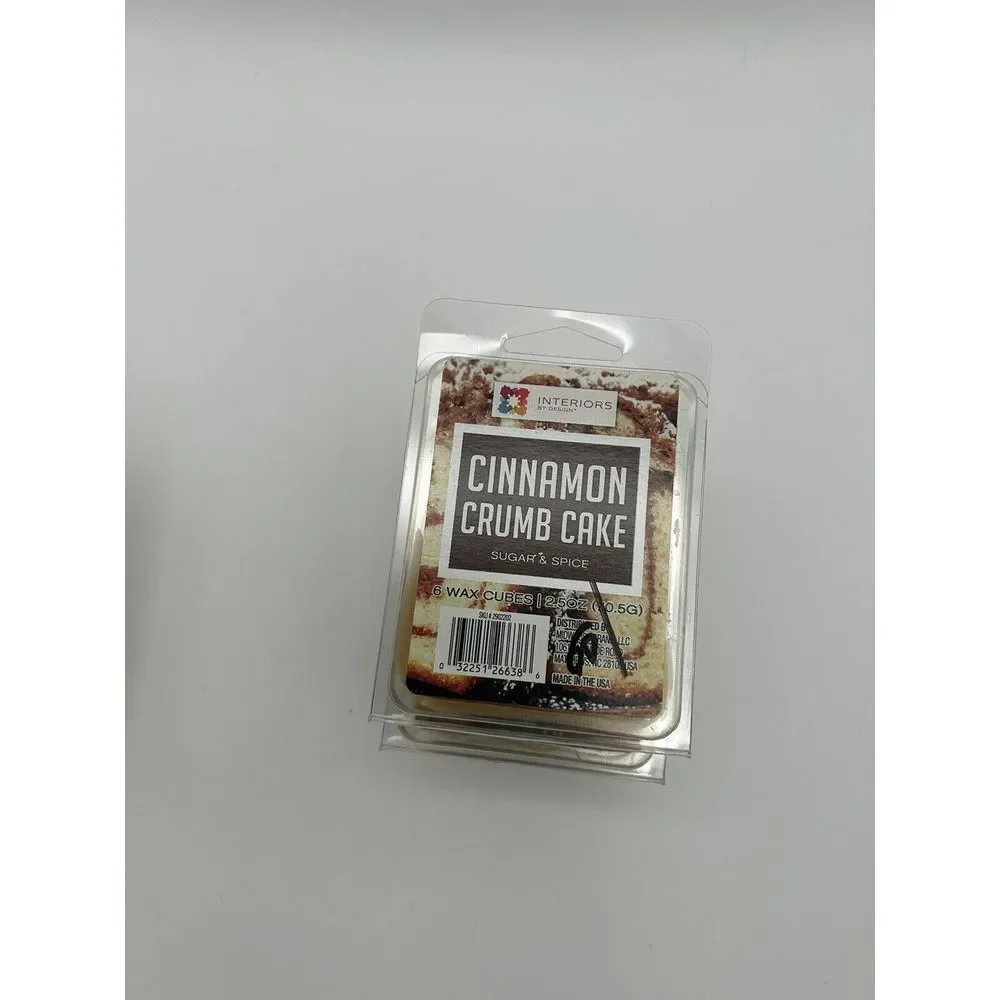 Interior By Design Cinnamon Crumb Cake Wax‎ Cubes (3)